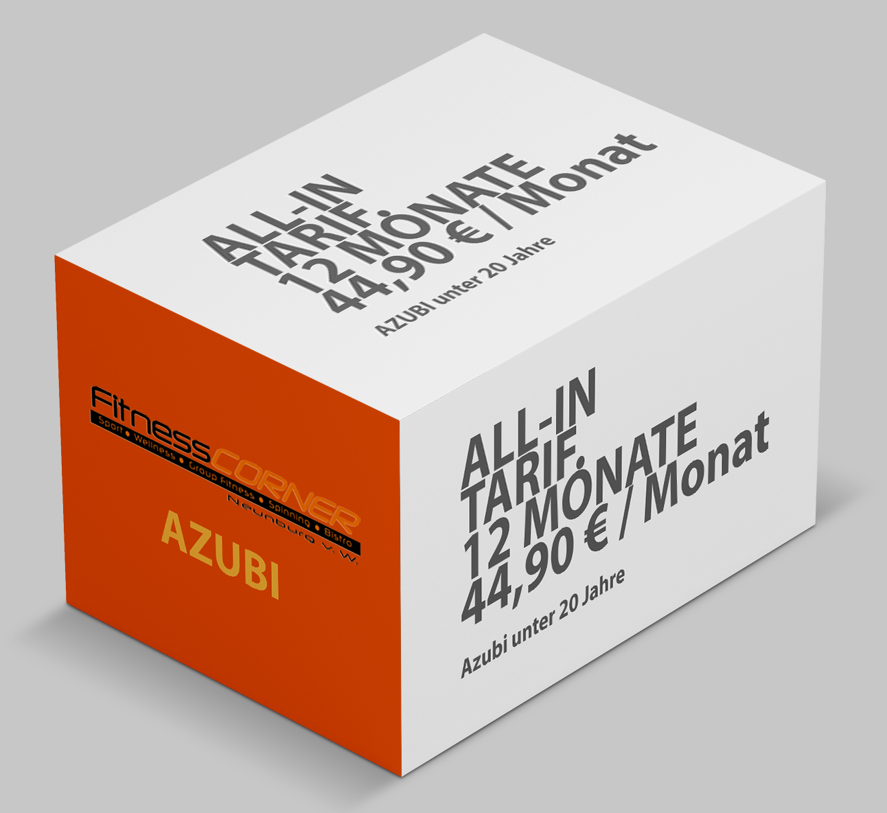 AZUBI ALL-IN Tarif  12 Monate - 44,90€ / Monat zzgl. einmalig Startpaket für 29,90 €